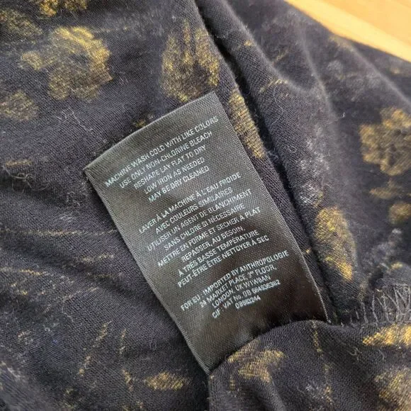 Maeve Anthropologie Floral Fit & Flare Dress Bohemian Cottagecore Festival XS - Picture 7 of 13